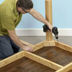 Asamblarea mesei de conferinta (1 metru lungime) Thumb