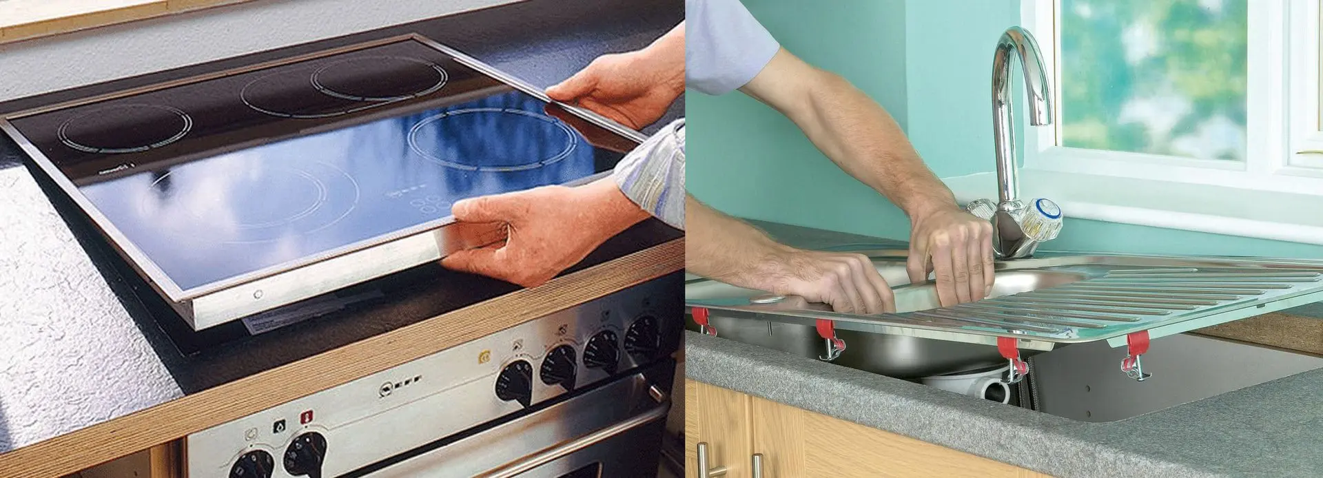 Integrare si montare chiuveta/plita incorporabila