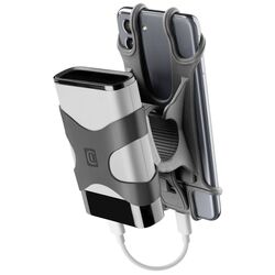 Suport telefon pentru bicicleta Cellularline Rider Power (Black)