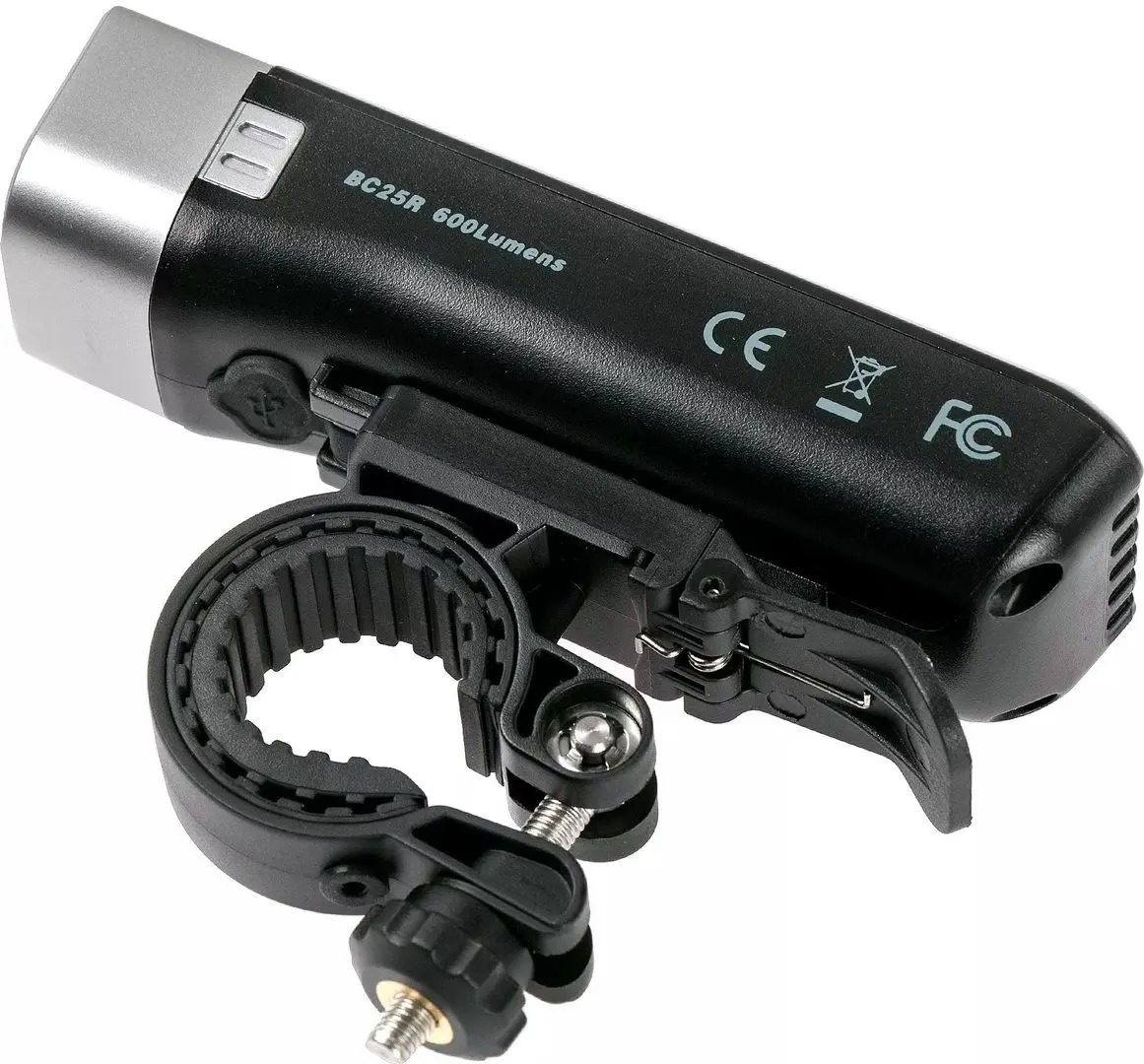 Lanterna LED pentru bicicleta Fenix BC25R (Black/Silver)