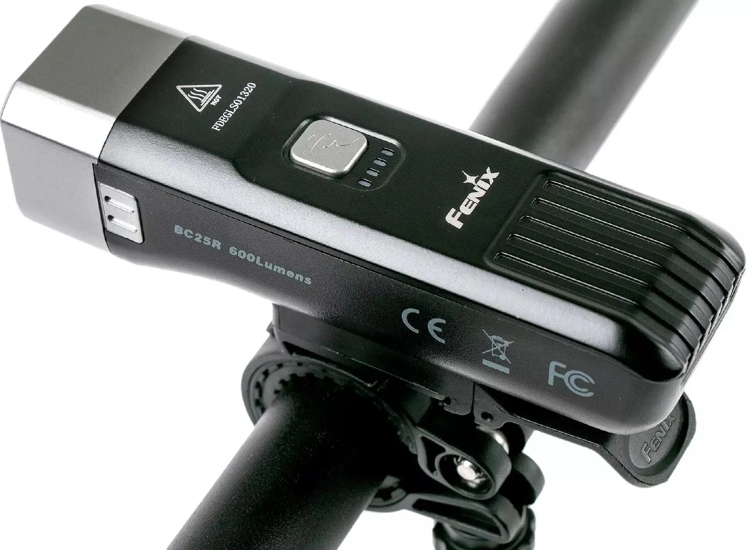 Lanterna LED pentru bicicleta Fenix BC25R (Black/Silver)