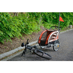 Remorca de biciclete FunFit Kids 3061 (Red) Thumb