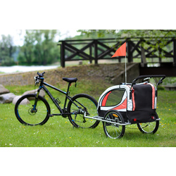 Remorca de biciclete FunFit Kids 3061 (Red) Thumb