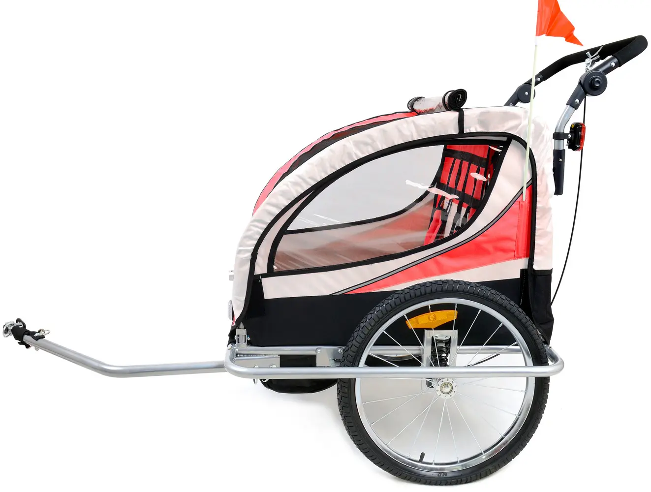 Remorca de biciclete FunFit Kids 3061 (Red) - 19