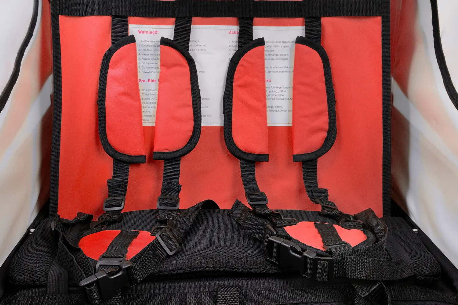 Remorca de biciclete FunFit Kids 3061 (Red) - 15