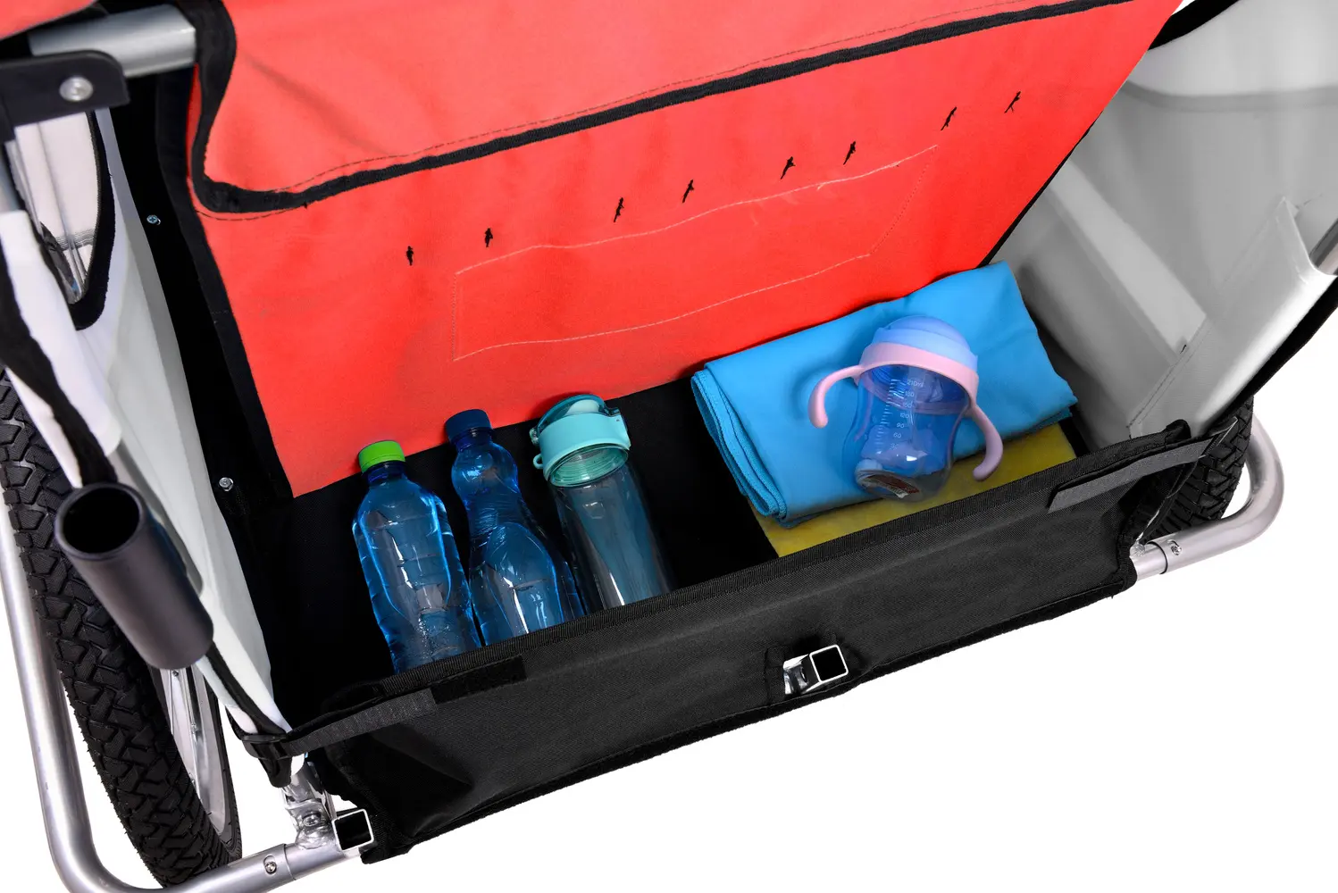 Remorca de biciclete FunFit Kids 3061 (Red) - 13