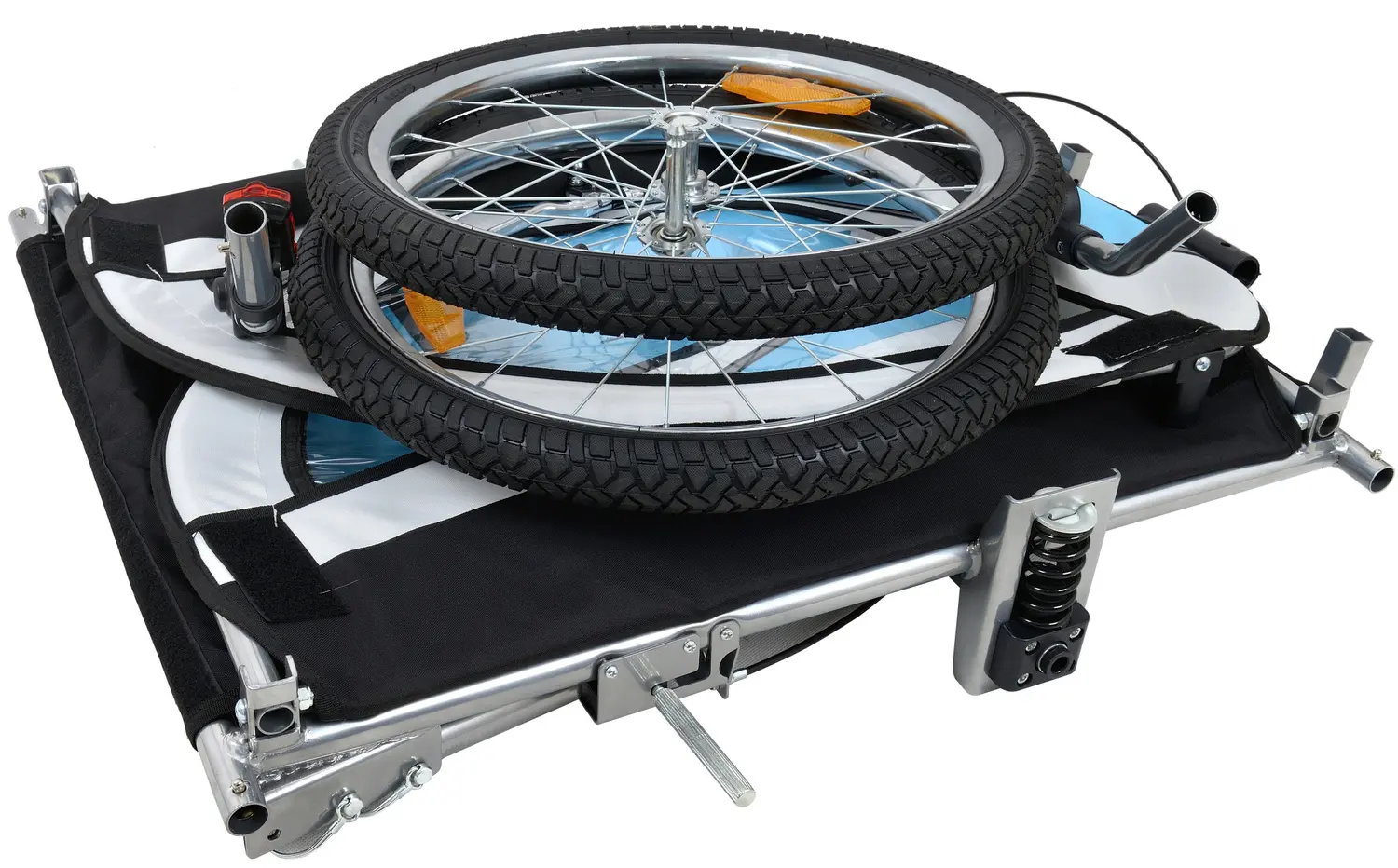 Прицеп велосипедный FunFit Kids 3062 (Blue)