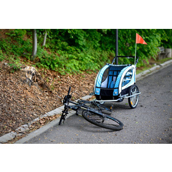 Прицеп велосипедный FunFit Kids 3062 (Blue) Thumb