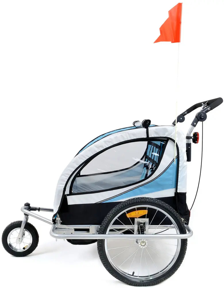 Прицеп велосипедный FunFit Kids 3062 (Blue)