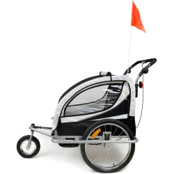 Remorca de biciclete FunFit Kids Jogger 2953 (Black/Red) Thumb