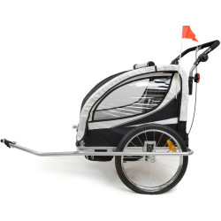 Remorca de biciclete FunFit Kids Jogger 2953 (Black/Red) Thumb
