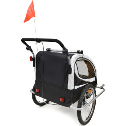 Remorca de biciclete FunFit Kids Jogger 2953 (Black/Red) Thumb