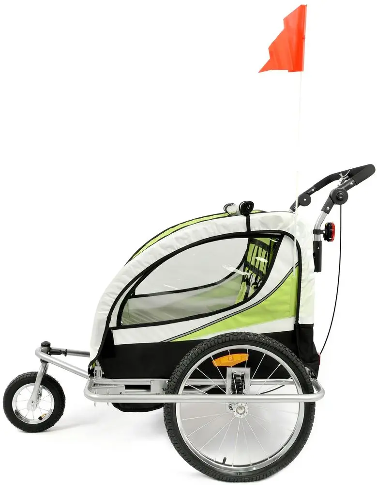 Remorca pentru bicicleta FunFit Kids 3063 (Green)