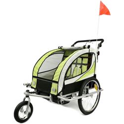 Remorca pentru bicicleta FunFit Kids 3063 (Green)