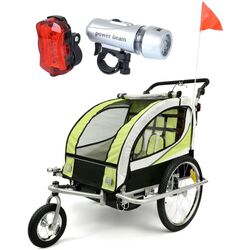 Remorca pentru bicicleta FunFit Kids 3063 (Green) Thumb