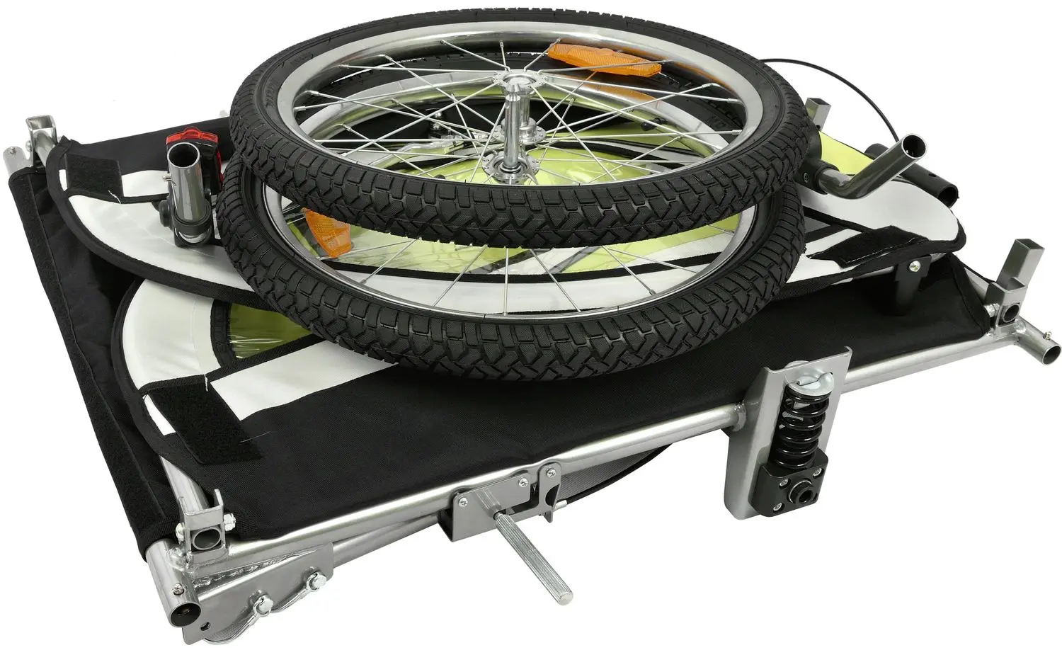 Remorca pentru bicicleta FunFit Kids 3063 (Green)