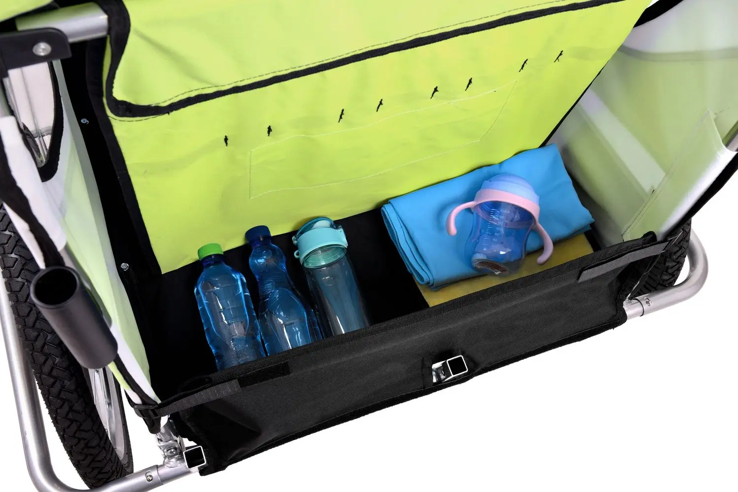 Remorca pentru bicicleta FunFit Kids 3063 (Green)