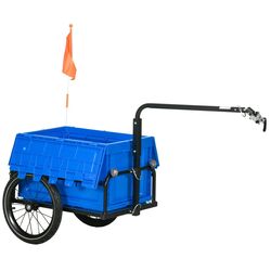 Remorca de biciclete Homcom B71-061V02BU (Blue)