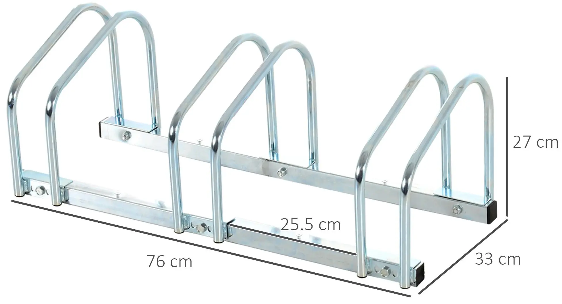 Стойка для велосипедов Homcom AA0-023V01SR (Silver)