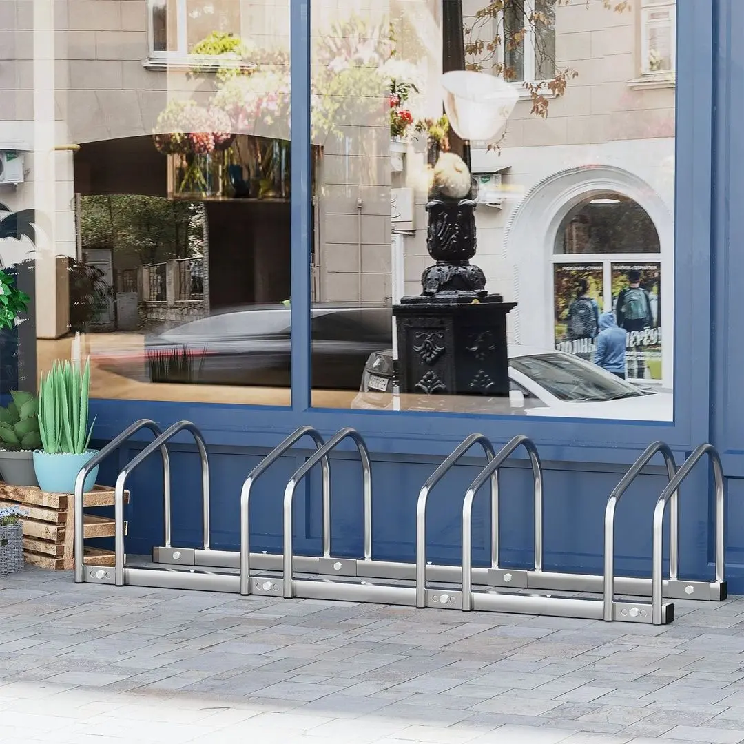 Suport pentru biciclete Homcom AA0-024V01SR (Silver)