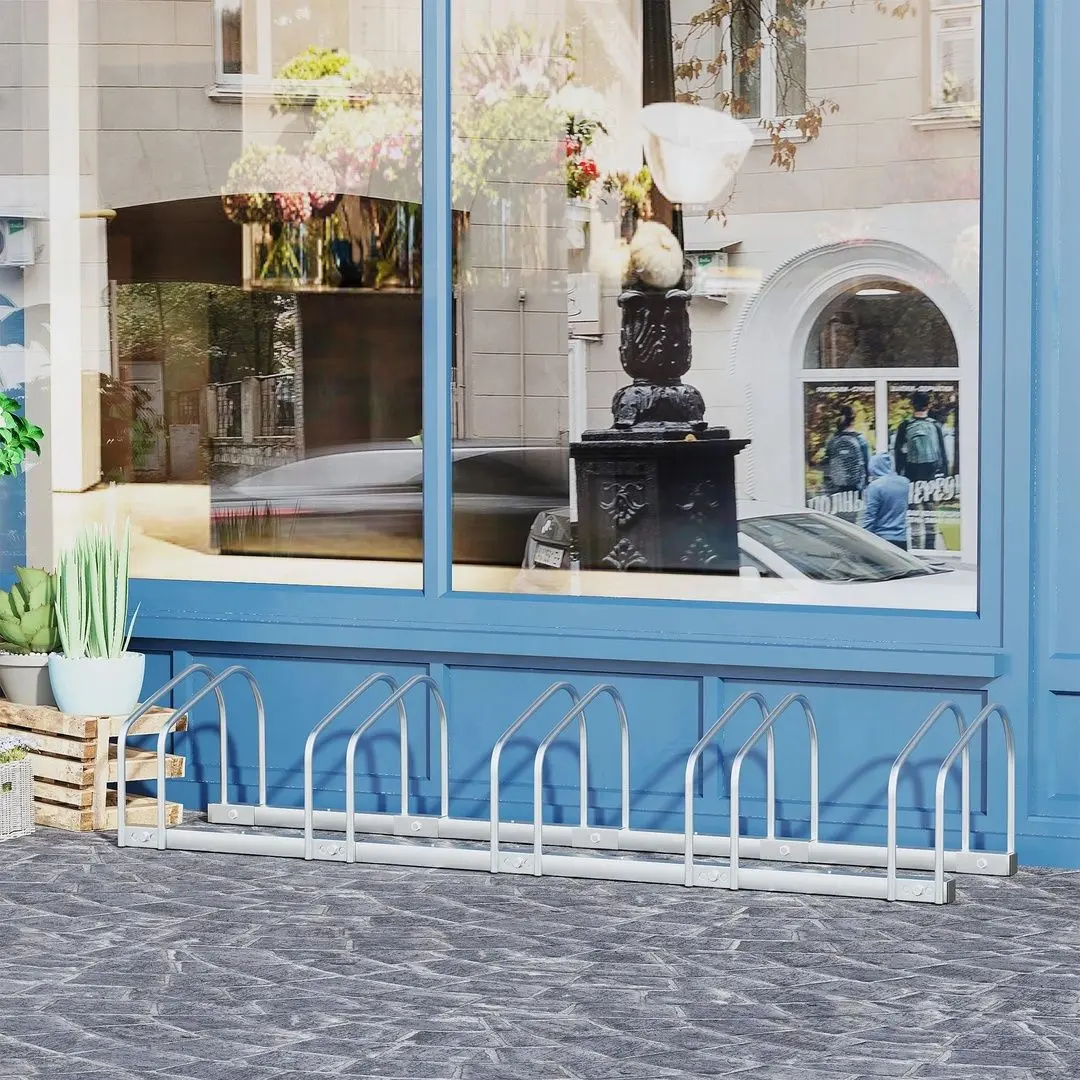 Suport pentru biciclete Homcom AA0-025V01SR (Silver)