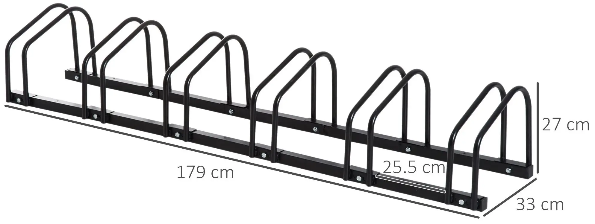 Suport pentru biciclete Homcom AA0-026V01BK (Black)