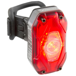 Lanterna LED pentru bicicleta Messingschlager Moon Shield-X Auto (Red)