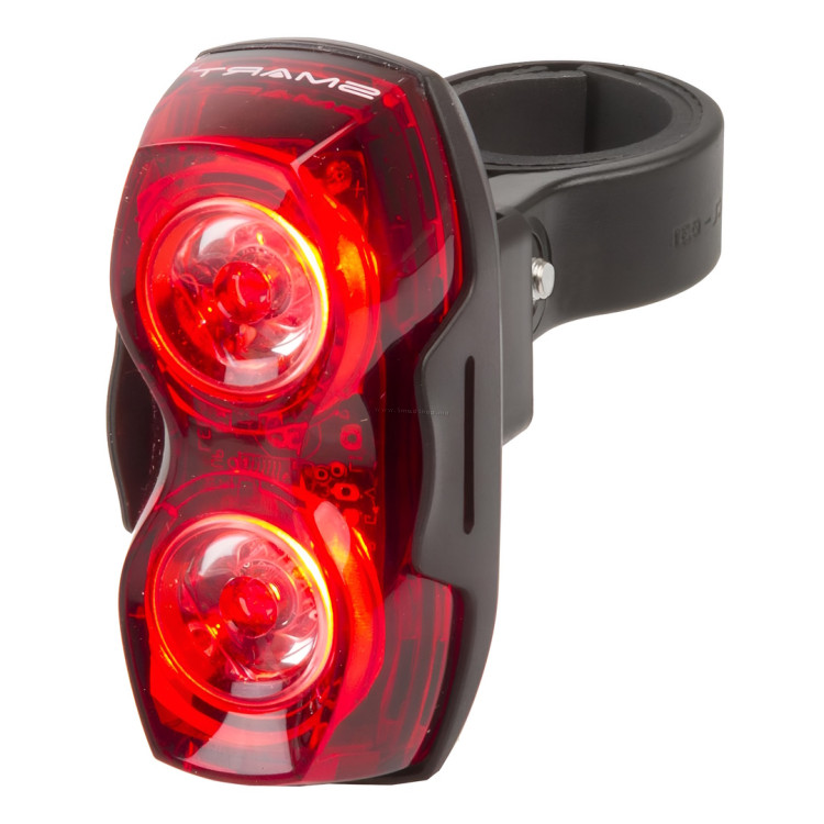 Lanterna LED pentru bicicleta Messingschlager Smart Two Eyes 287759 (Black)