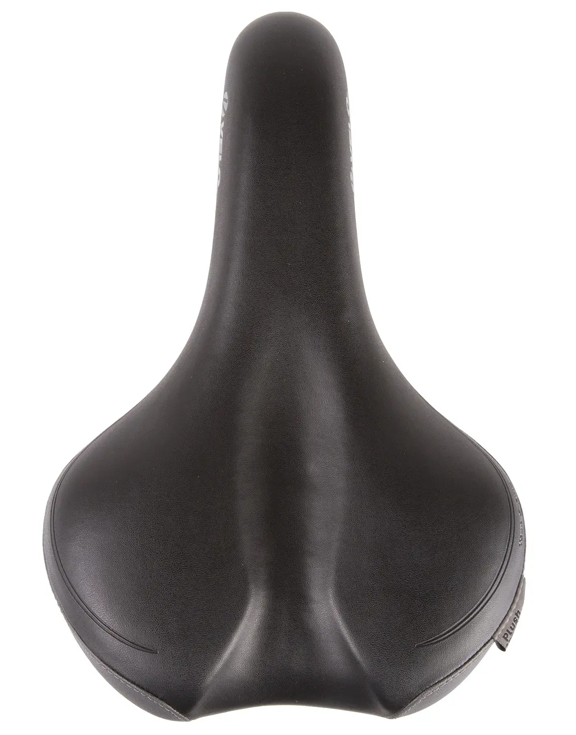 Șa de bicicletă Messingschlager VELO Plush Tour E-Grip M (Black)