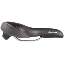 Șa de bicicletă Messingschlager VELO Plush Tour E-Grip M (Black) Thumb