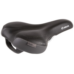 Șa de bicicletă Messingschlager VELO Plush Tour E-Grip M (Black)
