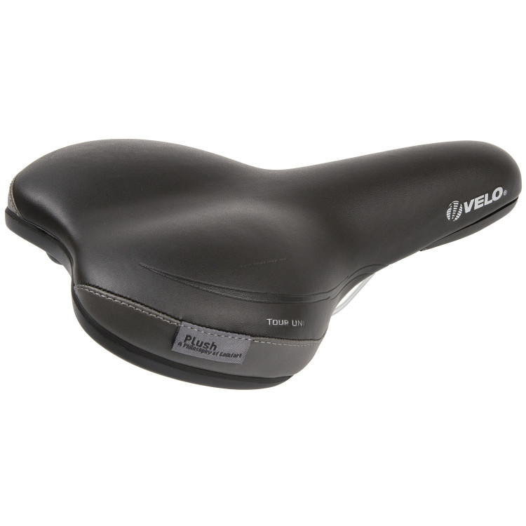 Șa de bicicletă Messingschlager VELO Plush Tour UNI (Black)