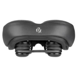 Велосипедное седло Messingschlager VELO Velo-Fit Townie City/Comfort L (Black) Thumb