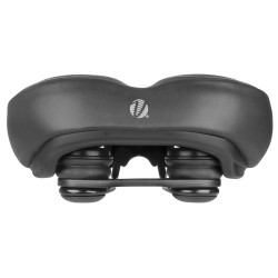 Велосипедное седло Messingschlager VELO Velo-Fit Townie City/Comfort XL (Black) Thumb