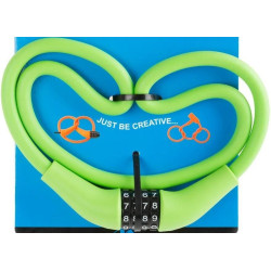 Замок велосипедный Messingschlager M-WAVE D 12.9 Mem (Green) Thumb