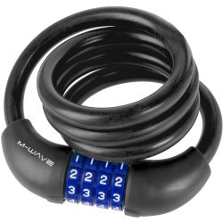 Lacat pentru bicicleta Messingschlager M-WAVE DS 12.10 S (Black)