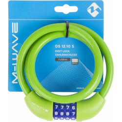 Замок велосипедный Messingschlager M-WAVE DS 12.10 S (Green) Thumb