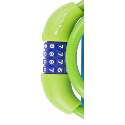 Замок велосипедный Messingschlager M-WAVE DS 12.10 S (Green) Thumb