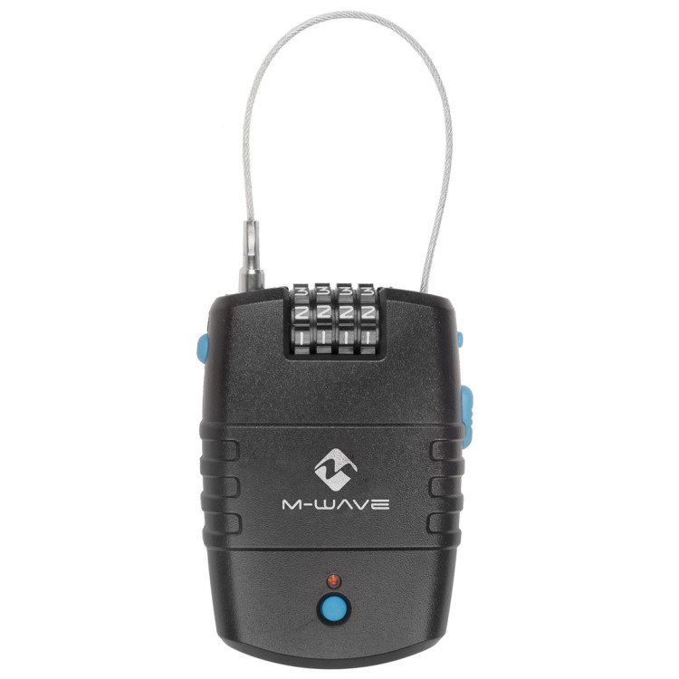 Замок велосипедный Messingschlager M-WAVE Lock N Roll Alarm (Black)