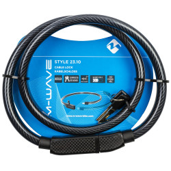 Замок велосипедный Messingschlager M-WAVE Style 23.10 Thumb