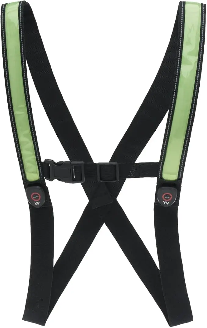 Vesta Newrban Led Reflective Vest (Black)