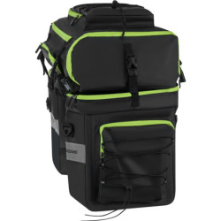 Geanta pentru bicicleta Trizand Freestyle 53L (Black/Green) Thumb