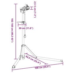 Suport de podea pentru biciclete VidaXL 4005549 (Silver/Black) Thumb