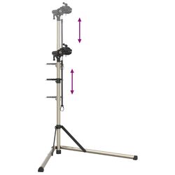 Suport de podea pentru biciclete VidaXL 4005549 (Silver/Black) Thumb