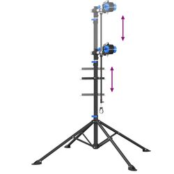 Suport de podea pentru biciclete VidaXL 4005552 (Black/Blue) Thumb