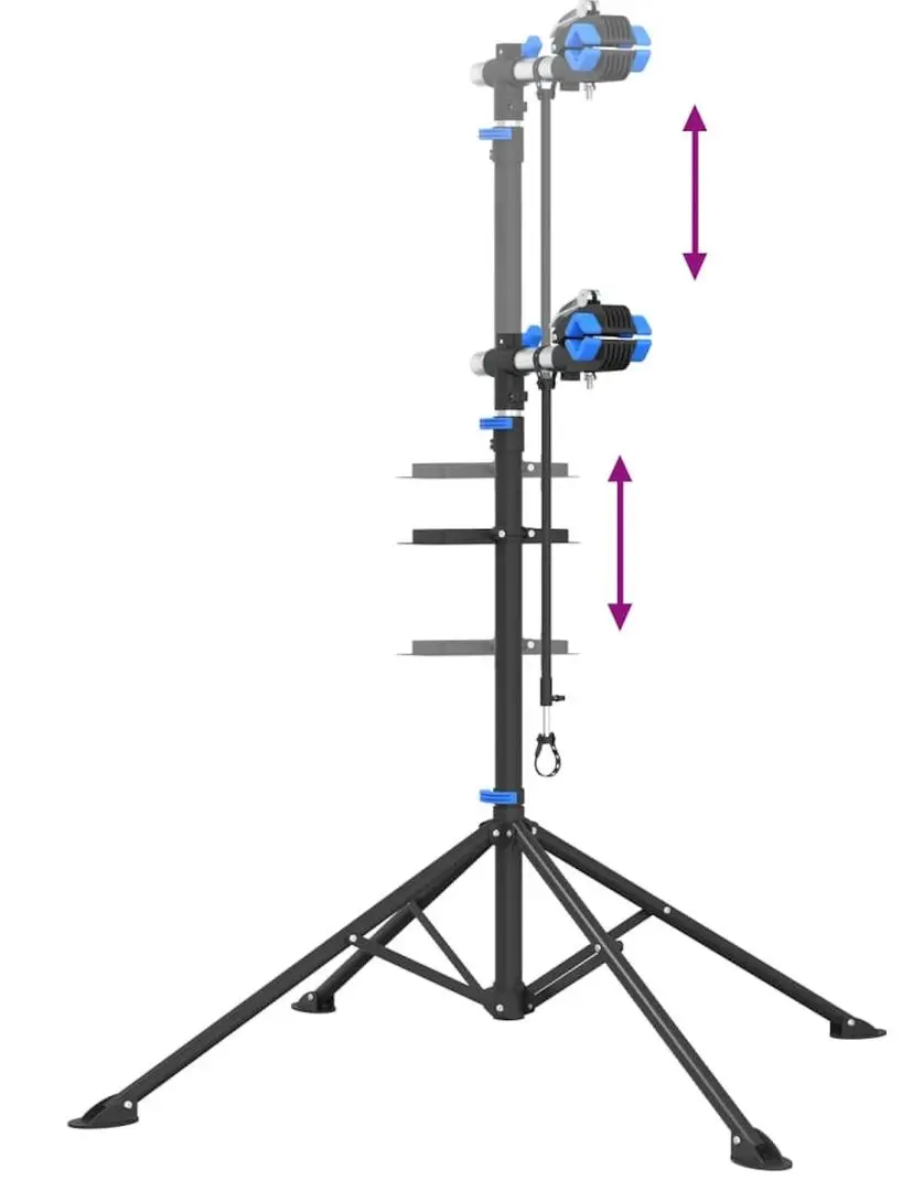 Suport de podea pentru biciclete VidaXL 4005552 (Black/Blue)