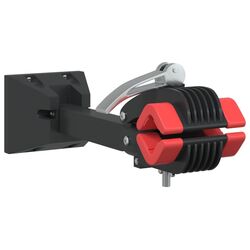 Suport de perete pentru biciclete VidaXL 4005553 (Black/Red)