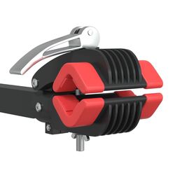 Настенный держатель для велосипеда VidaXL 4005553 (Black/Red) Thumb