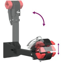 Настенный держатель для велосипеда VidaXL 4005553 (Black/Red) Thumb