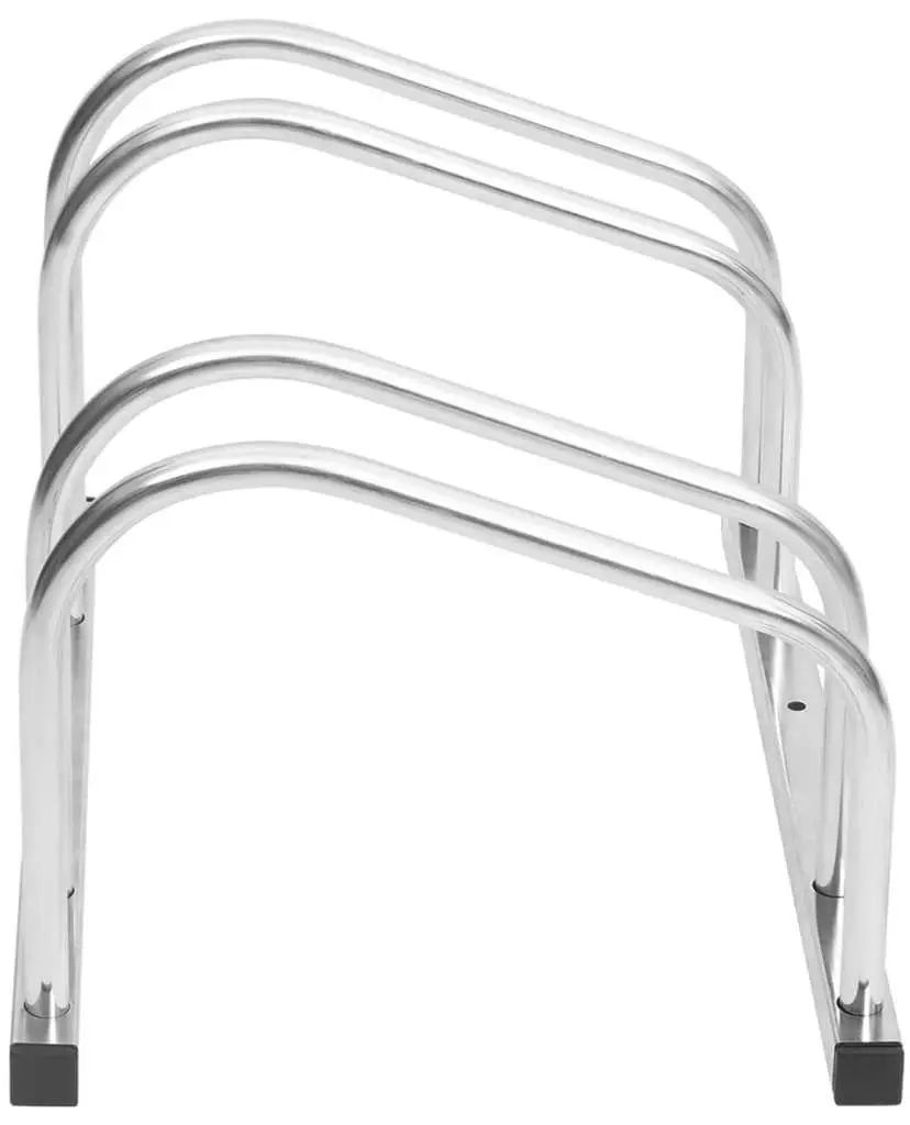 Suport pentru biciclete VidaXL 154417 (Silver)